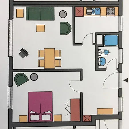 Lovely 1br Flat In The Center Near - Mainau 2 Apartment