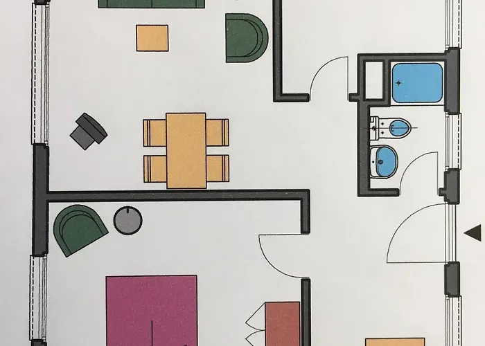 Lovely 1br Flat In The Center Near - Mainau 2 Apartman